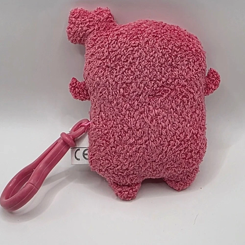 Hasbro UglyDolls Moxy Plush Clip Pink Sherpa Bag Charm E4528 3.5x4.5in